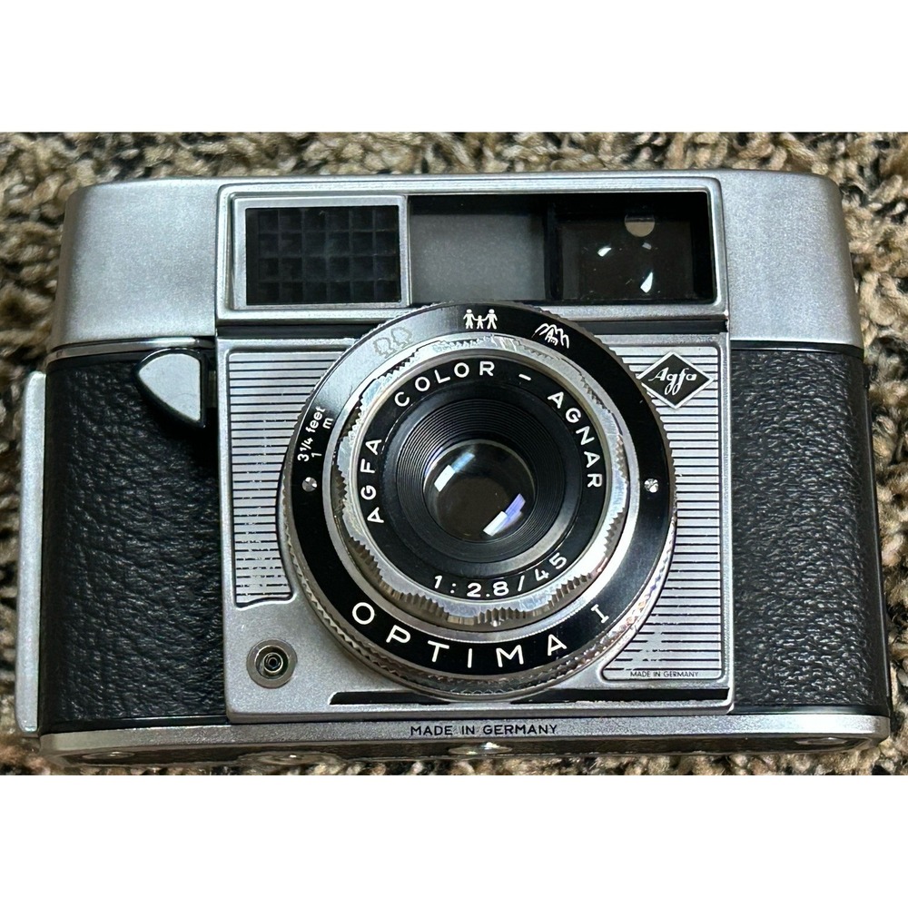 Vintage Agfa‎ Optima I 35mm Film Camera – Color-Agnar 45mm f/2.8 Lens